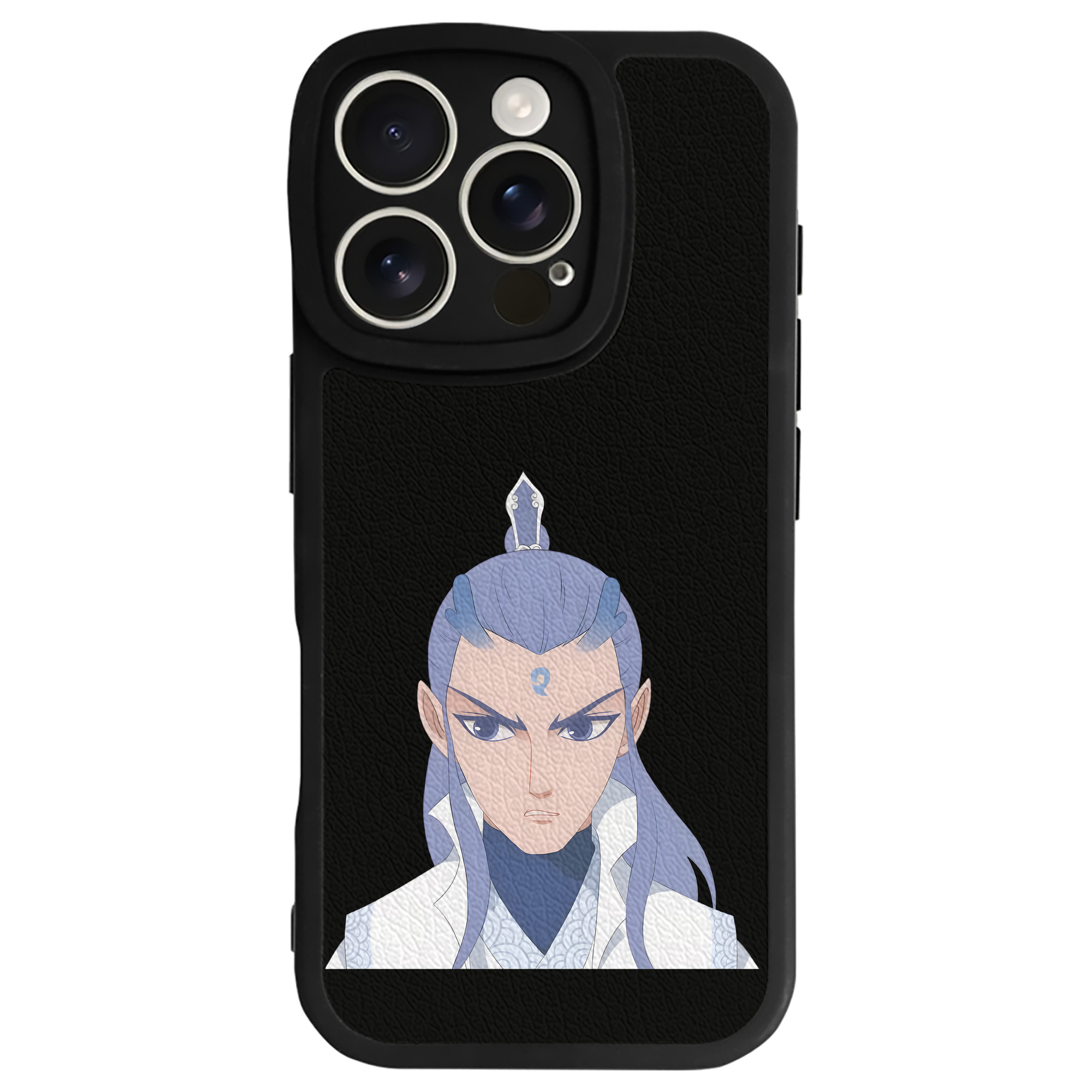 （画像用） Ne Zha 2 ナタ 魔童の大暴れ 【iPhone 16シリーズ対応】シリコンスマホケース（レザー調） 材質：シリコン